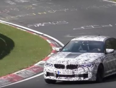 H νέα BMW M5 δοκιμάζεται με καταιγιστικό ρυθμό και ... «ξηλώνει» το Nürburgring (βίντεο)